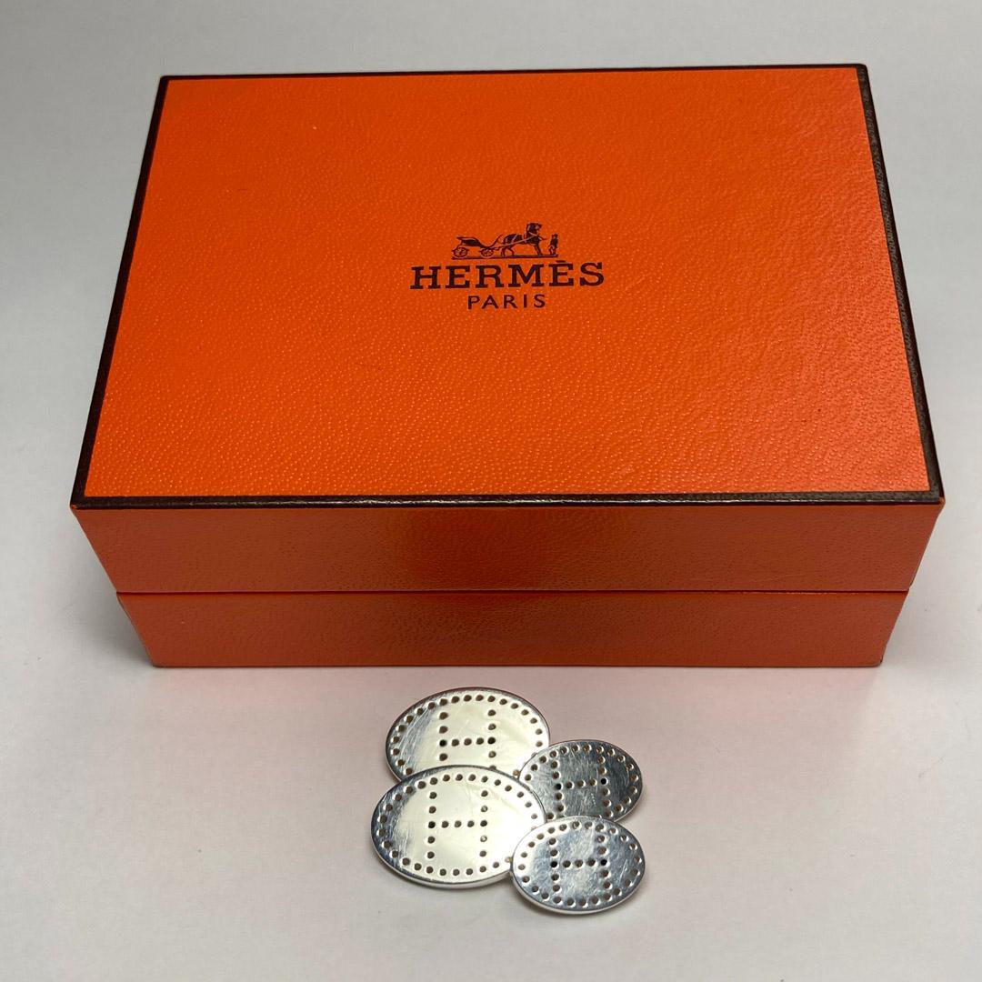 エルメス H リュバン エクリプス エブリン パンチングロゴ カフスAG925