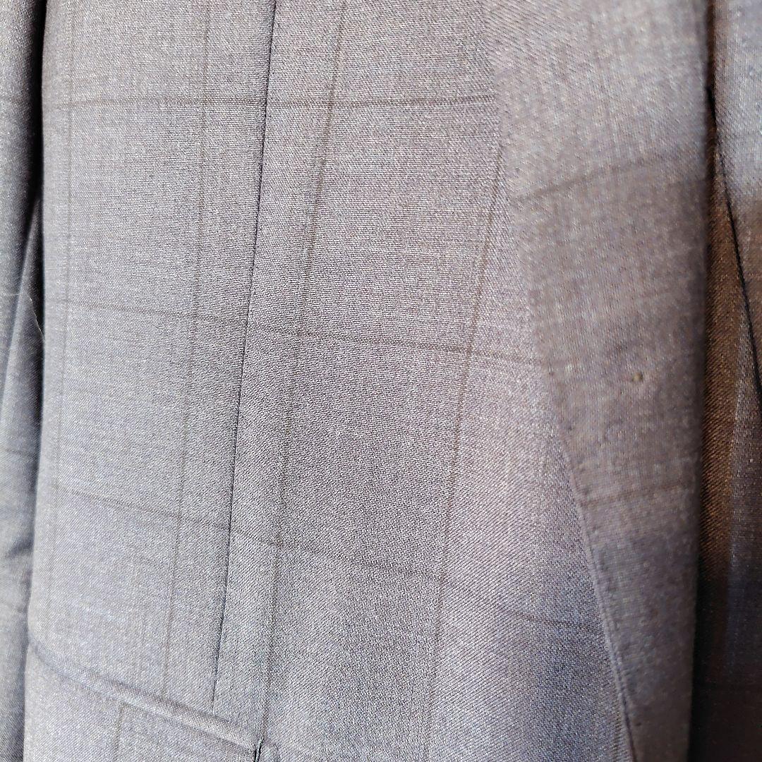 ほぼ新品 SHIPS ロロピアーナ生地 ネイビーチェックスーツ サイズ46