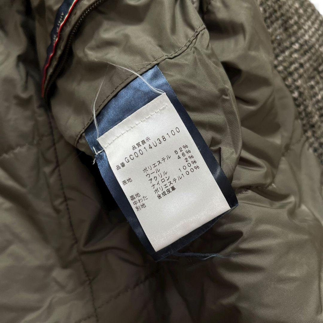 【 大きいサイズ 】 ヘルノ　ダッフルコート　ミックスツイード　フード　ポケット