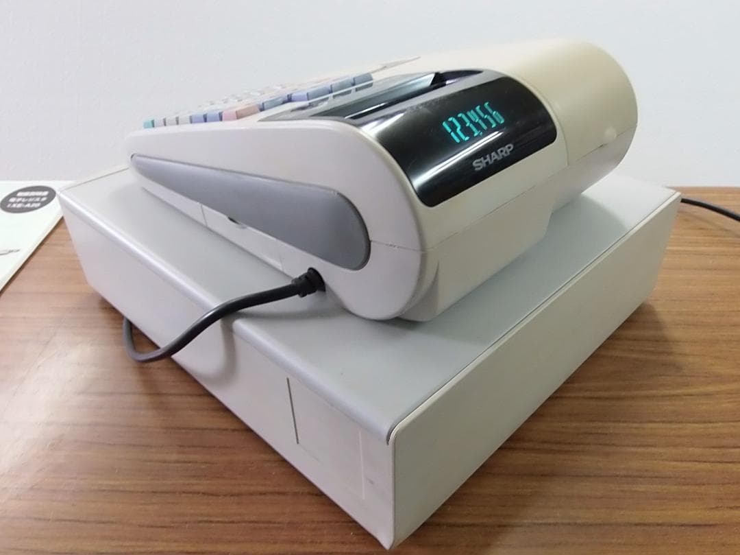 設定無料 SHARP XE-A20 インボイスレジスター 8部門　250819