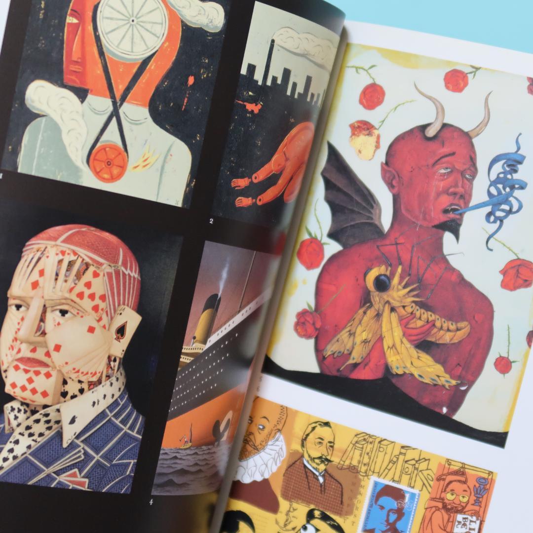 セール！　洋書　Three by Three Illustrati… アート集