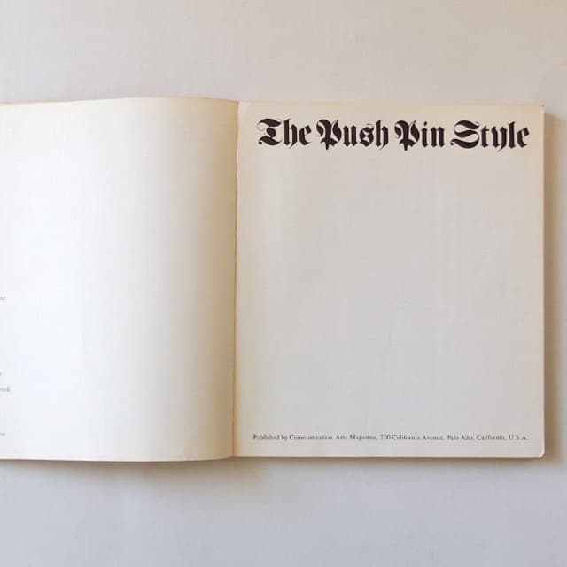 ミルトン・ グレイザー作品集+The Push Pin Style　2冊セット