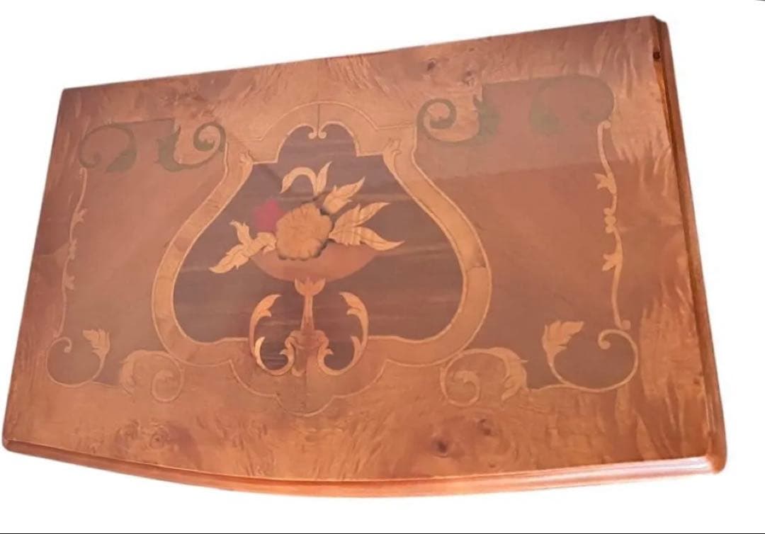 イタリア製・木象嵌・5段チェスト / 美しい仕上げ・ビンテージ・アンティーク