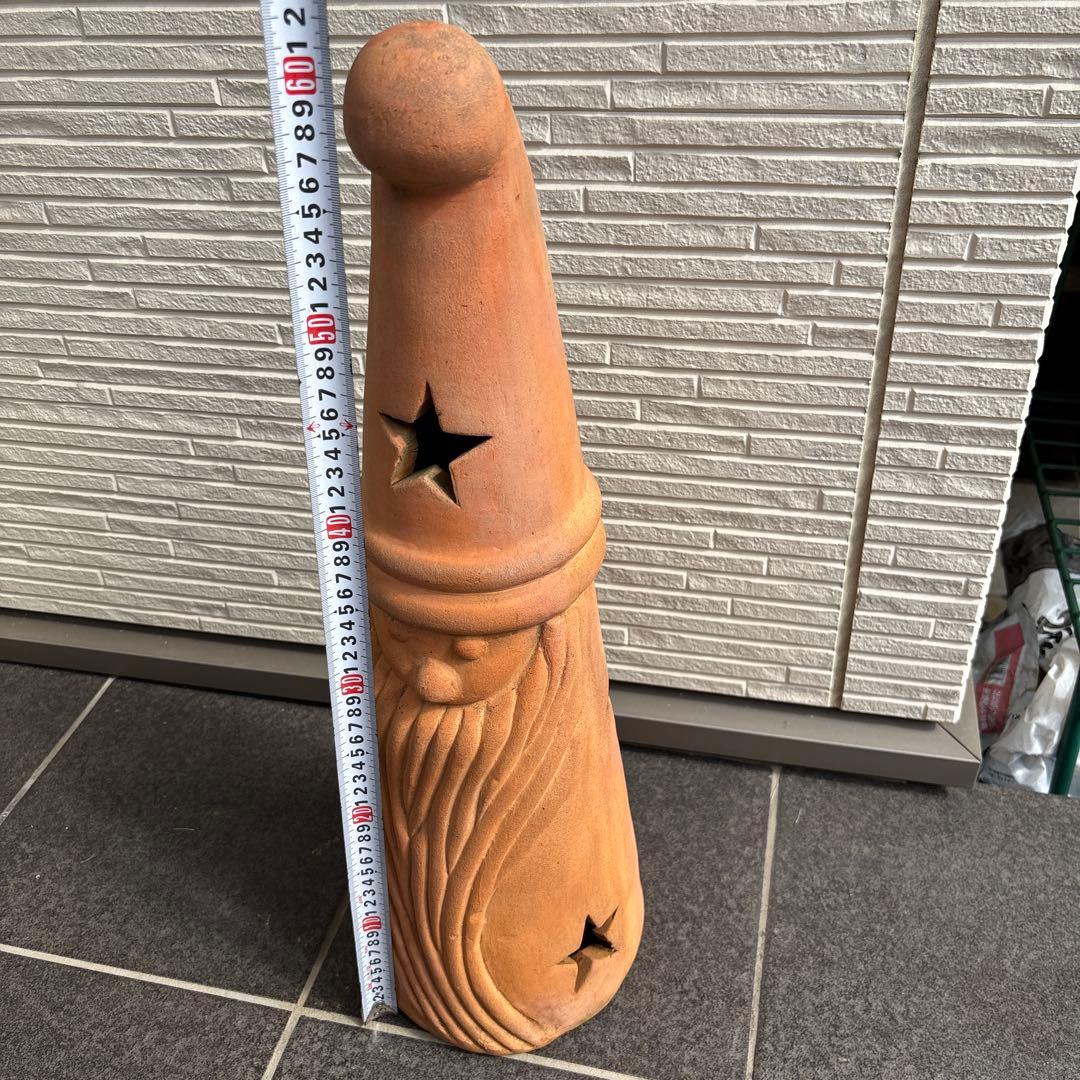 値下げ テラコッタ オーナメント ガーデニング 雑貨 星 イルミ レア 置物