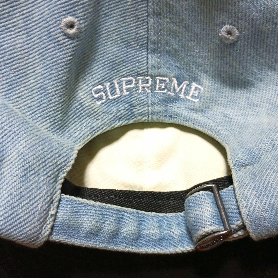 帽子 Supreme Washed Denim S Logo 2-Tone Cap