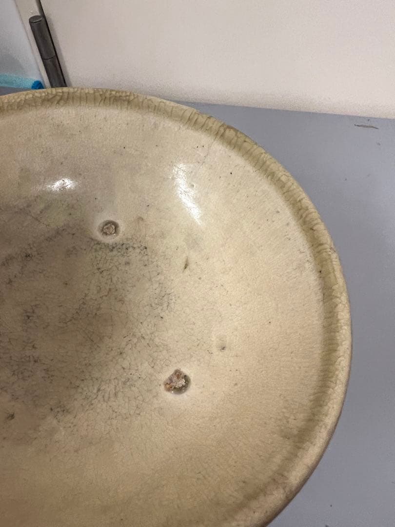 中国・隋朝~唐朝灰釉鉢　壶唐物古美術品江戸アンティーク骨董コレクション青磁