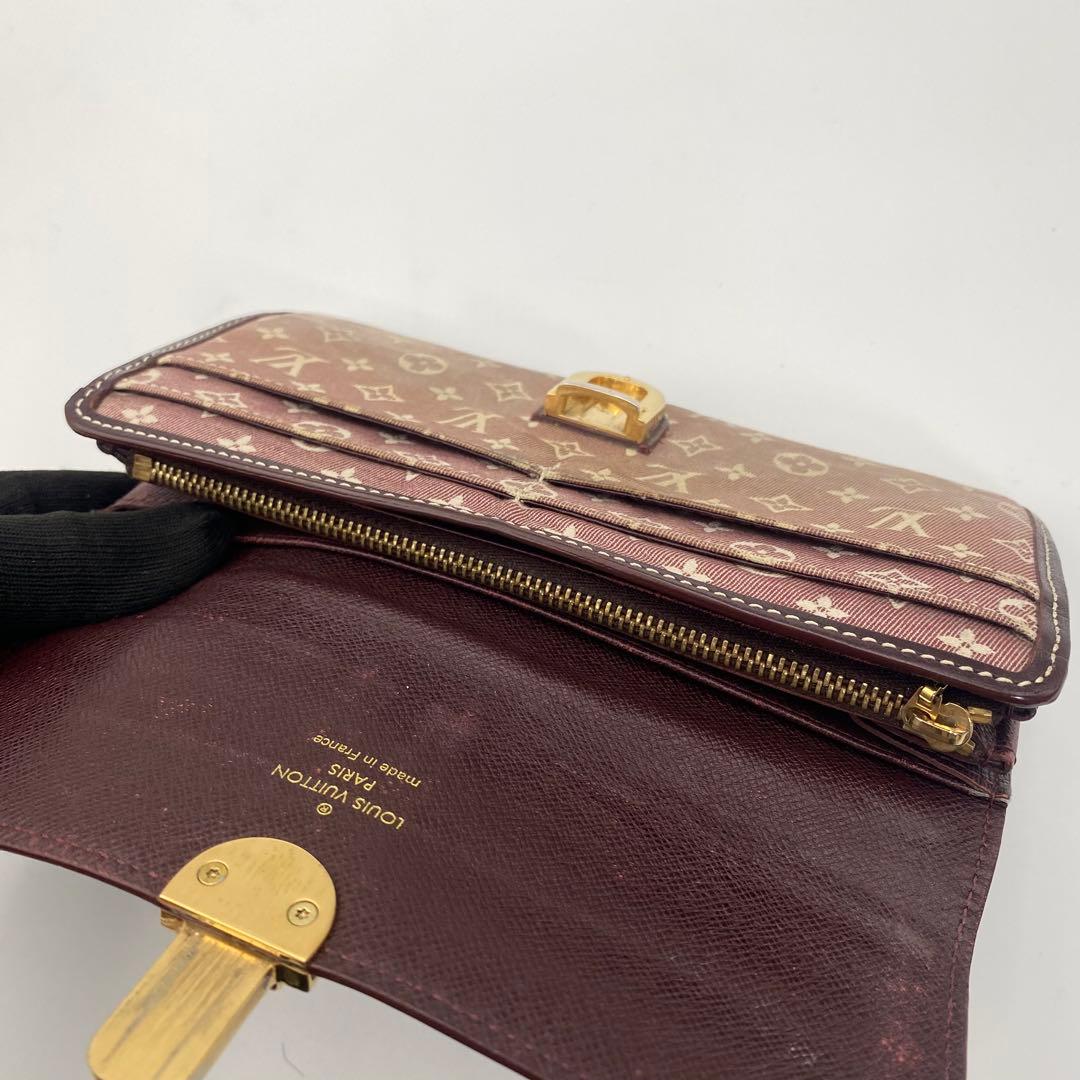 ルイヴィトン モノグラム イディール ポルトフォイユ サラ 長財布 セピア