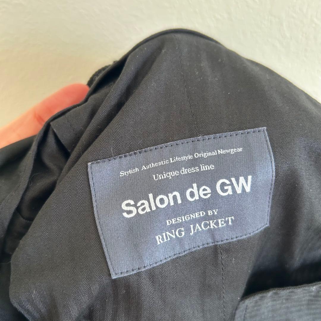 salon de GWリングヂャケット ストレッチTR セットアップ黒S