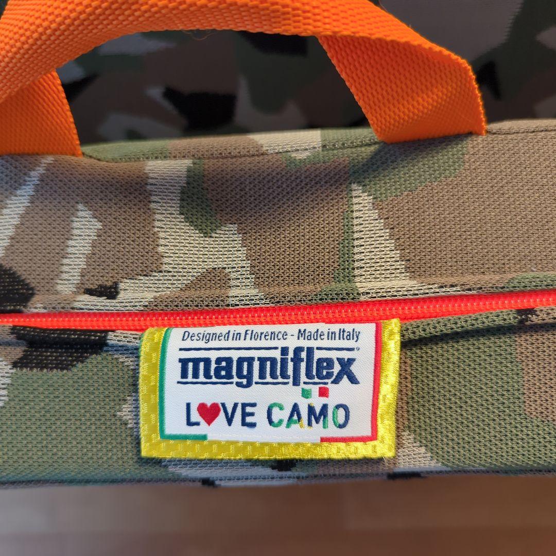 シングル マニフレックス カモウィング マットレス　無印シーツ付き　三つ折