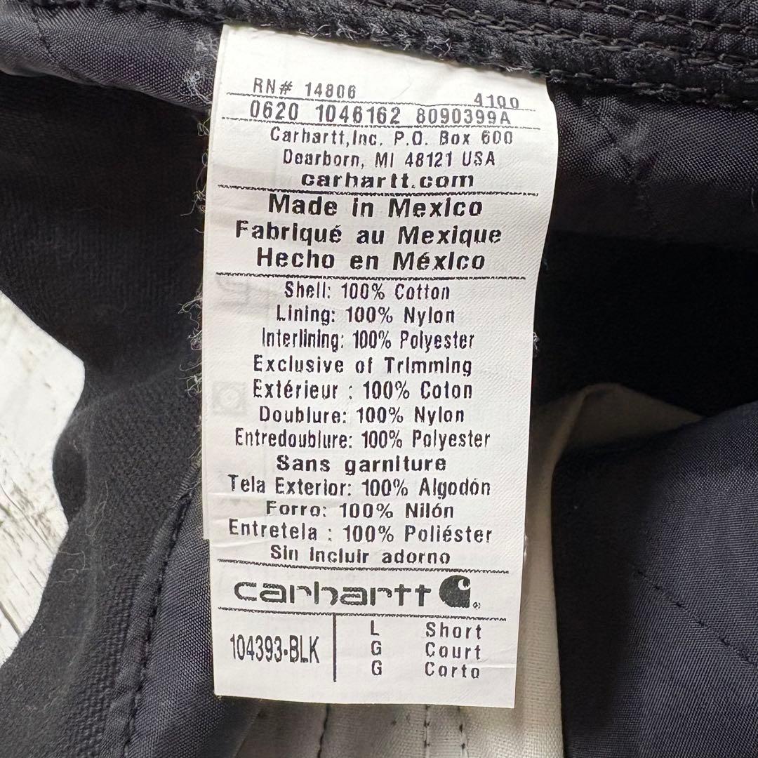 Carhartt カーハート ダック地 ダブルニー オーバーオール ブラック