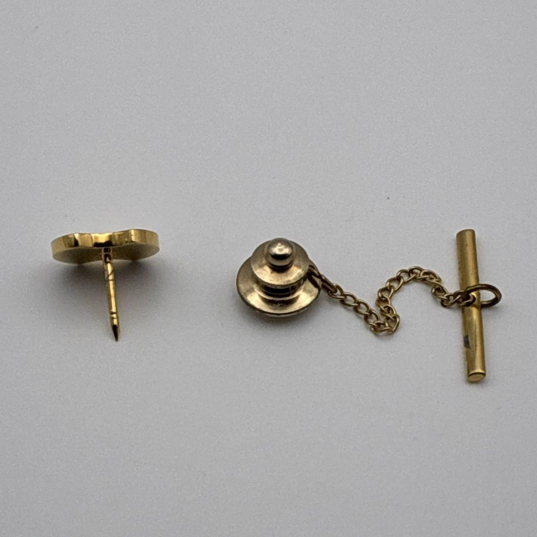 美品✨CELINE セリーヌ カフリンクス ネクタイピン マカダム トリオンフ