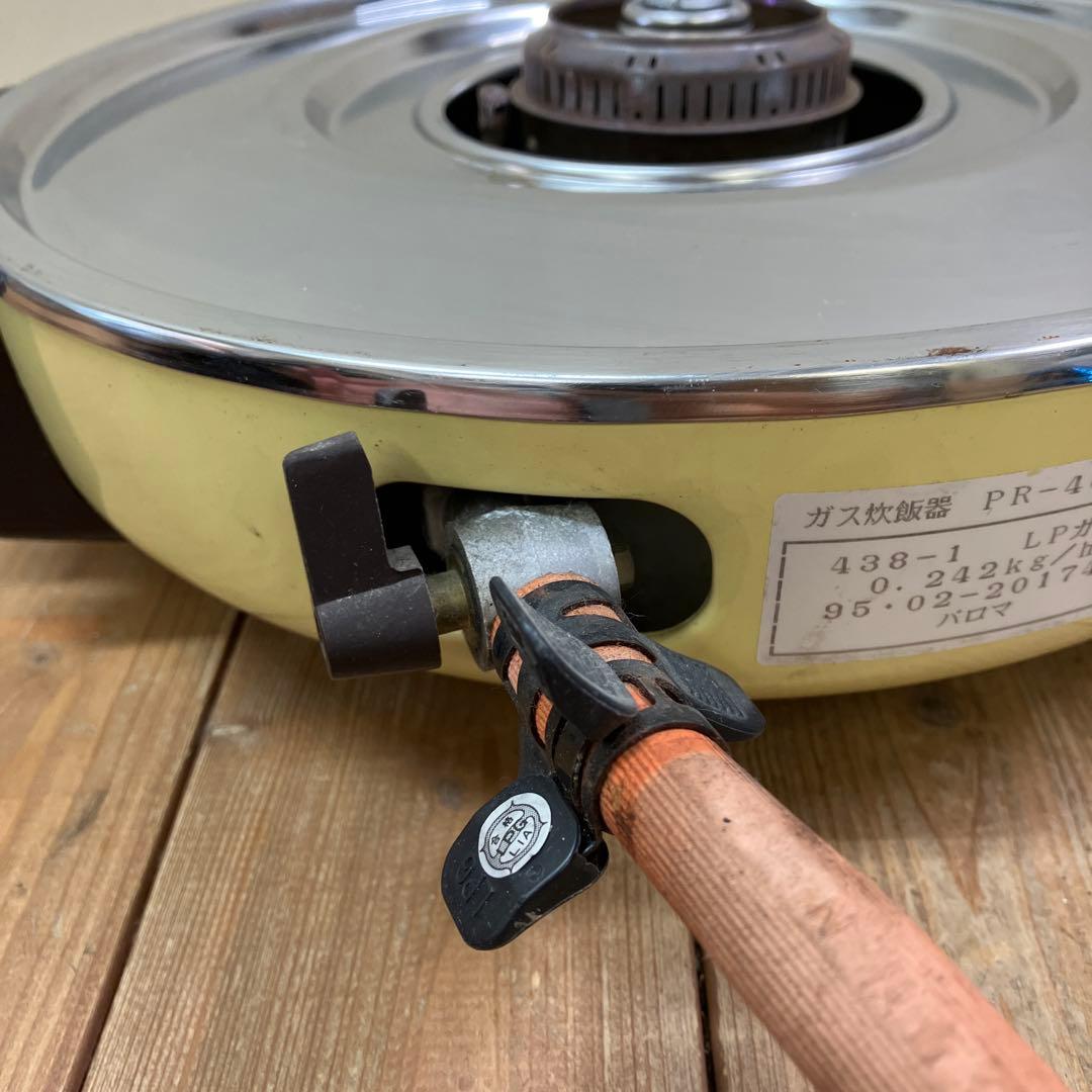 B壁 昭和レトロ パロマ ガス炊飯器 PR-400・F LPガス用 2.2升炊き