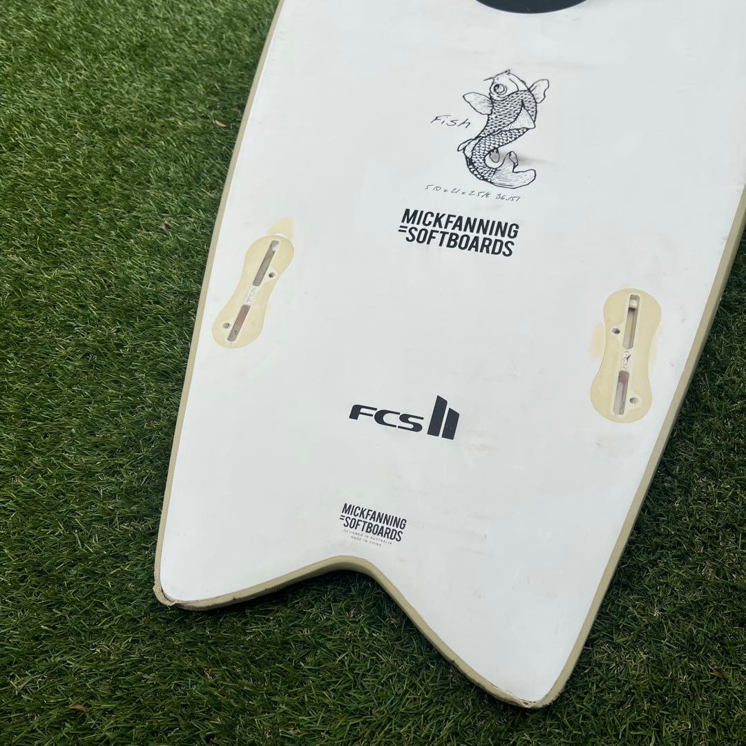 【湘南手渡し限定】MF ソフトボード ツインフィッシュ 5'10