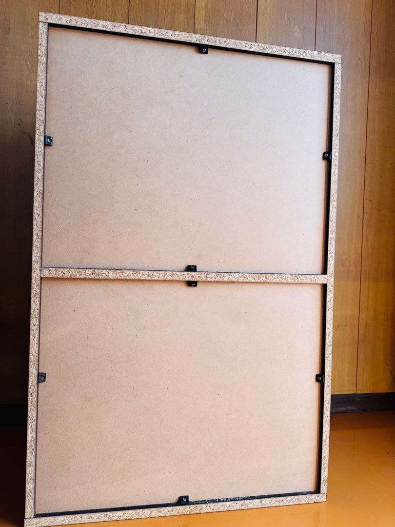 CD・DVD収納ラック 扉付き ダークブラウン 難あり