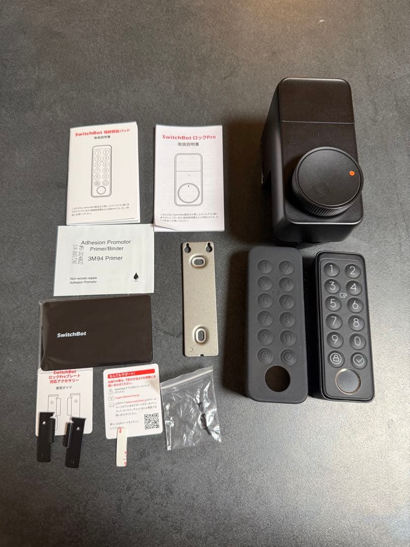 【最終値下げ】SwitchBot ロックpro 指紋認証パッド セット