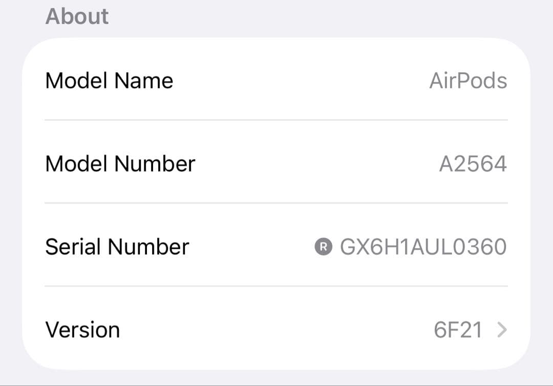 Apple AirPods 第3世代 A2564 A2565 A2566