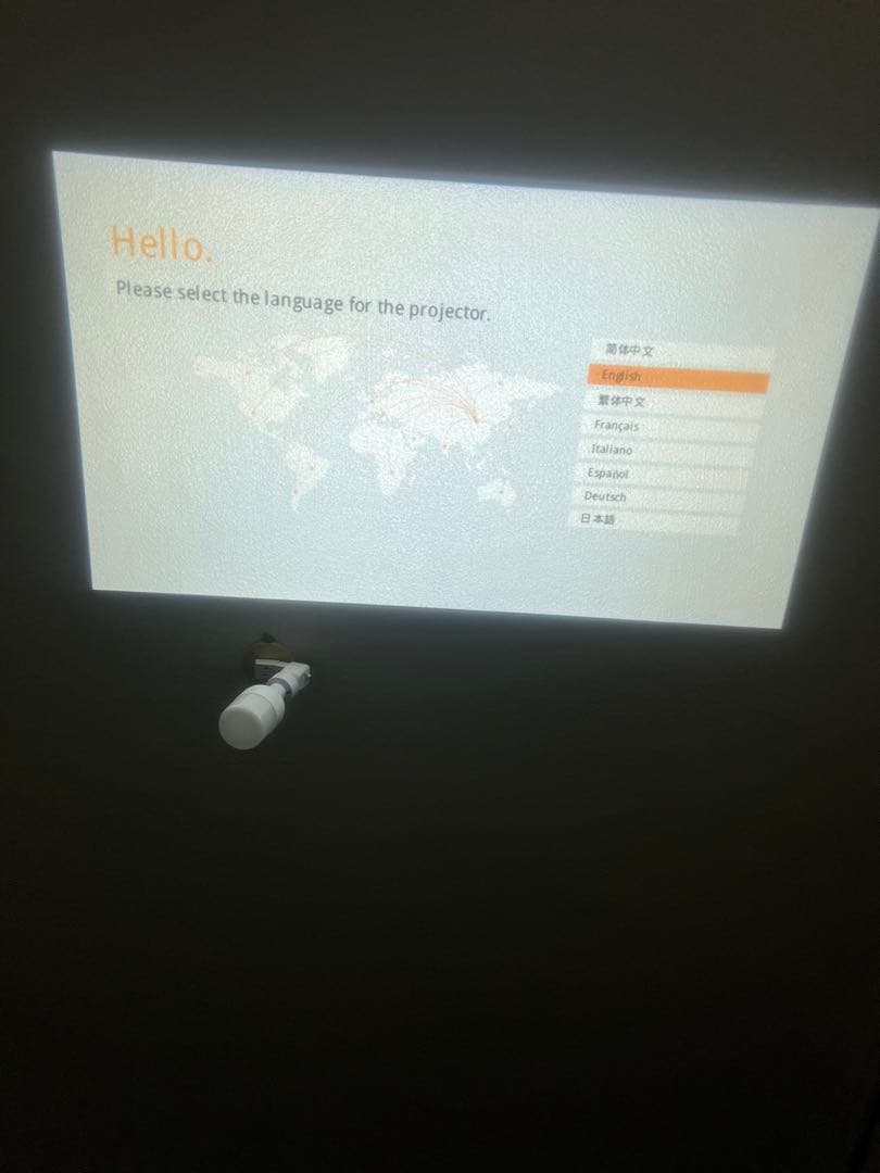 Yaber Projector L2s ホワイト 一回使用