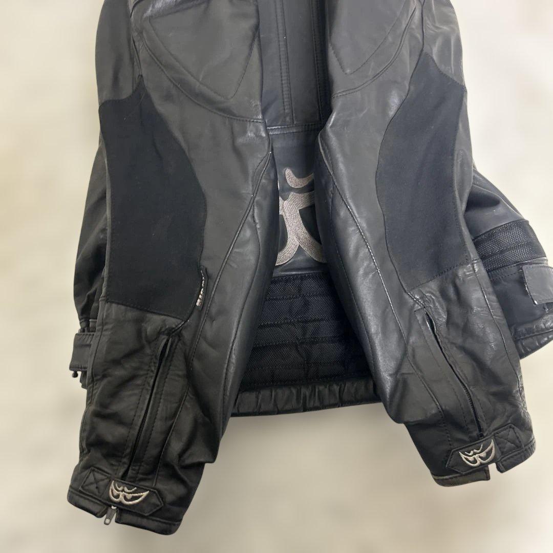 【良品】BERIK 本革 バイクジャケット 58サイズ　プロテクター