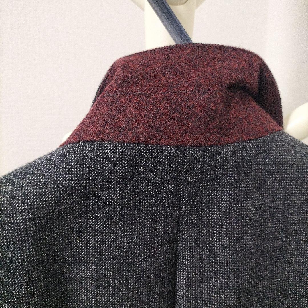 ジュンハシモト　ナノライブラリー　グレー　ウール混紡 シングルブレストスーツ