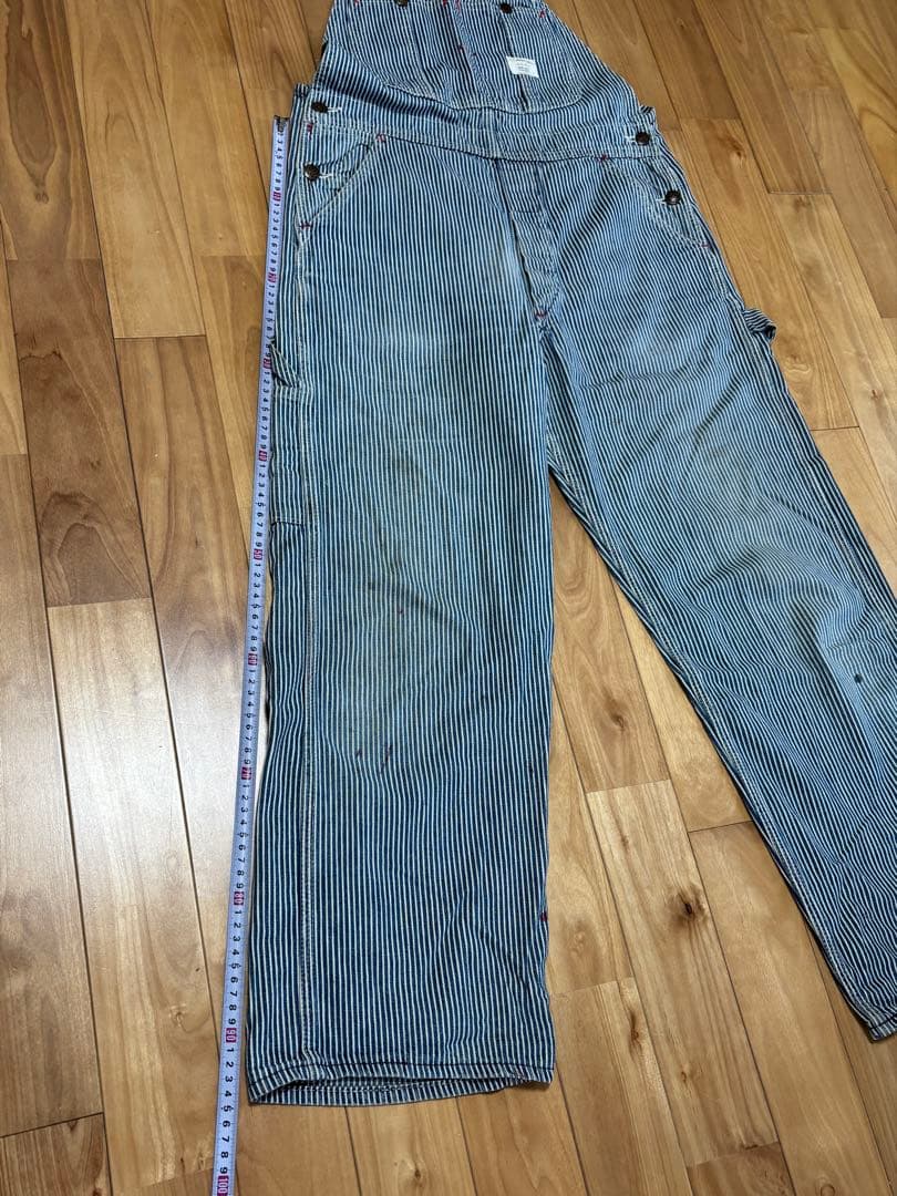 ヴィン 70s ビンテージBIG MAC ヒッコリーオーバーオール