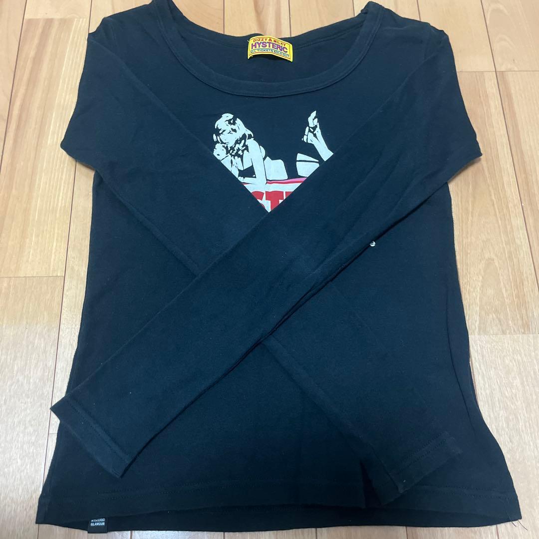 HYSTERIC ブラック 長袖 チビT