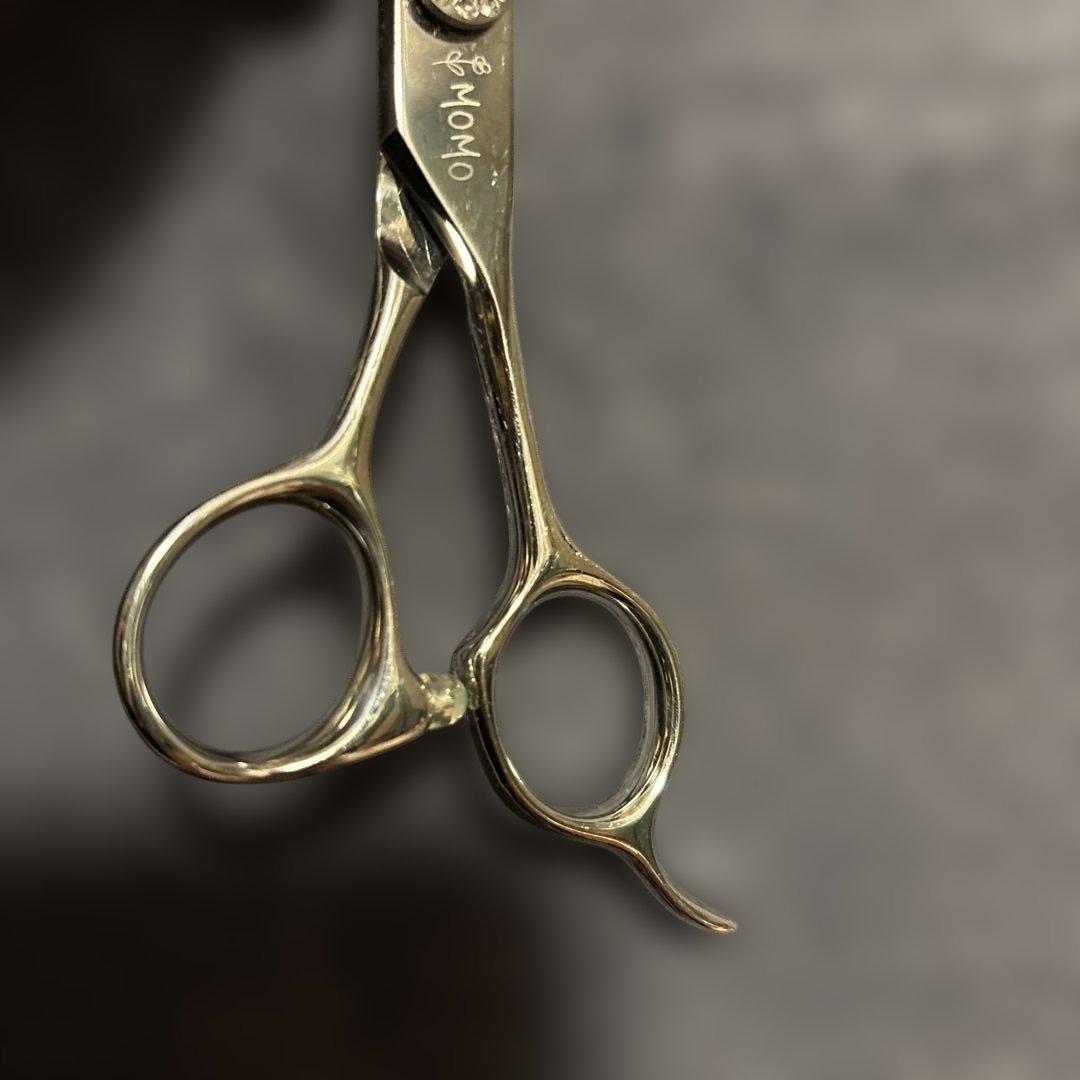 【試し切り程度】MOMOシザー ストレート 鋏 ハサミ トリミング