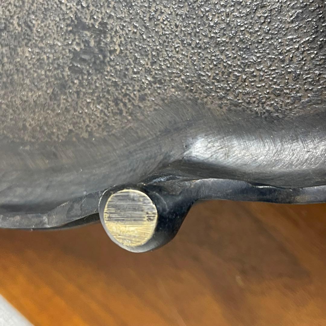 A720⭐︎古銅 高岡銅器 昌雲堂 大名行列象嵌 象耳 水盤 アンティーク