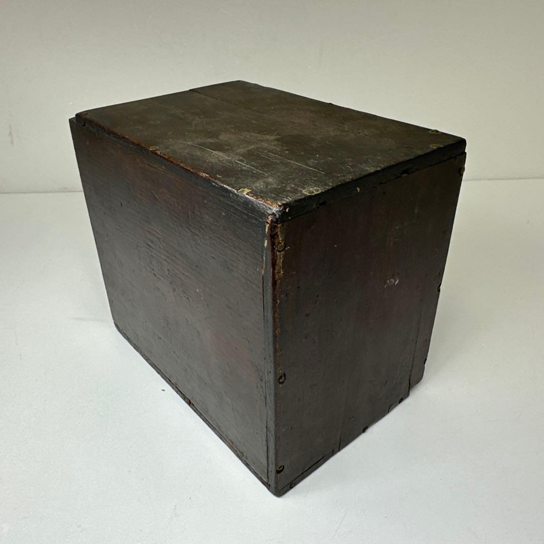 骨製麻雀牌　唐木箱付　東Y7-0428①