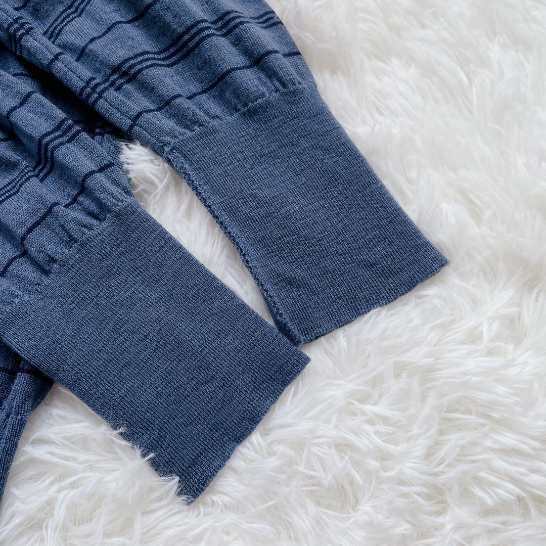 【旧タグ】ジョンスメドレー　ニットポロ　ボーダー　S　JOHN SMEDLEY