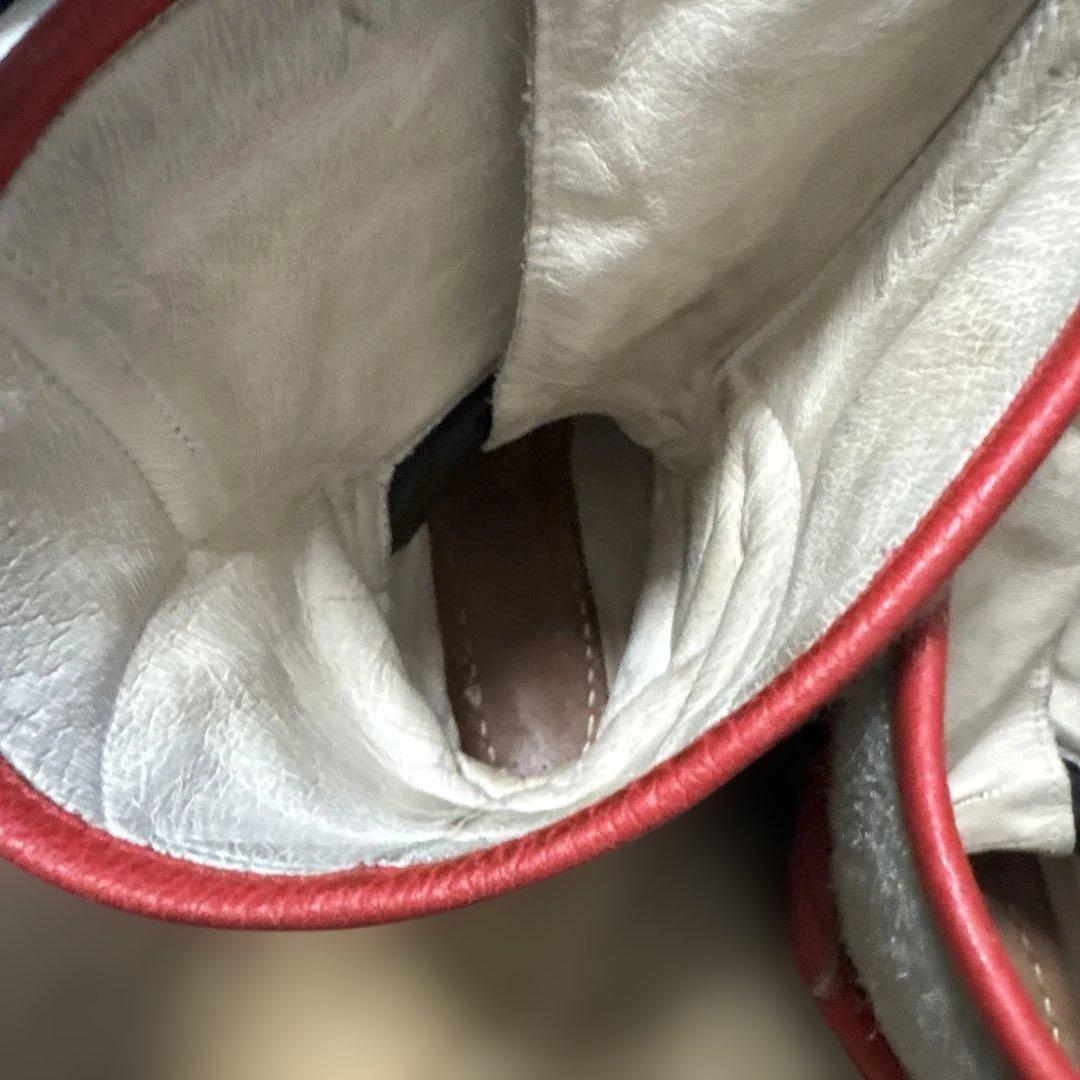 す*む様 クシタニ　バイク用　ブーツ 日本製 ホワイト/レッド/ブルー　25セン