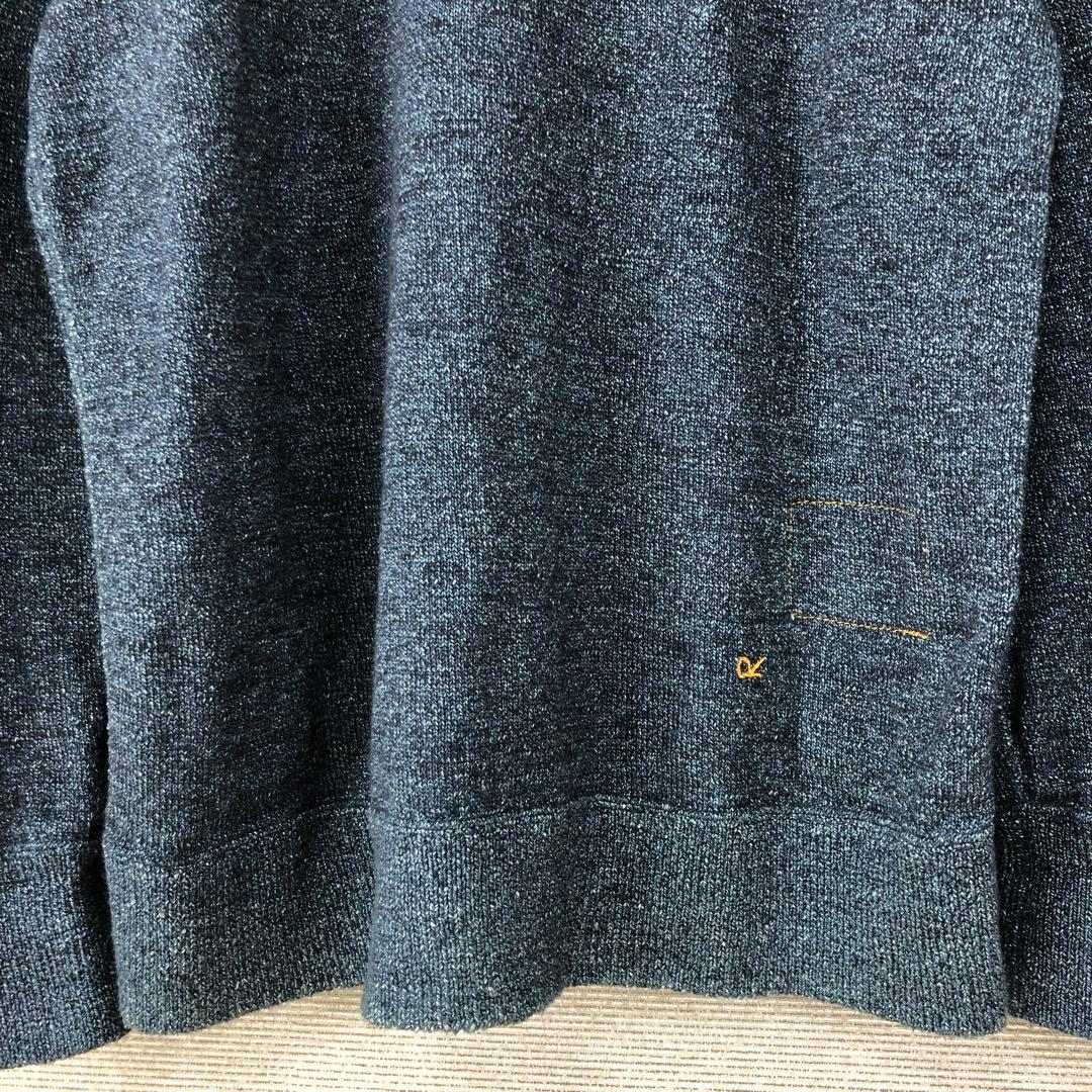 45R でこぼこニットソーの908クルー（影色納戸）