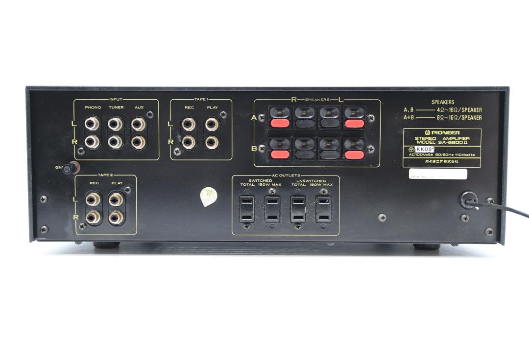 PIONEER プリメインアンプ SA-6800Ⅱ【整備済み動作品　美品】Ａ