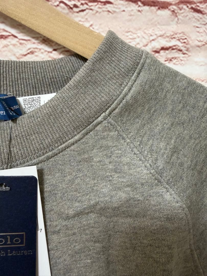 Polo ベア オーバーサイズ フリース クルーネック 可愛いベアトレーナー