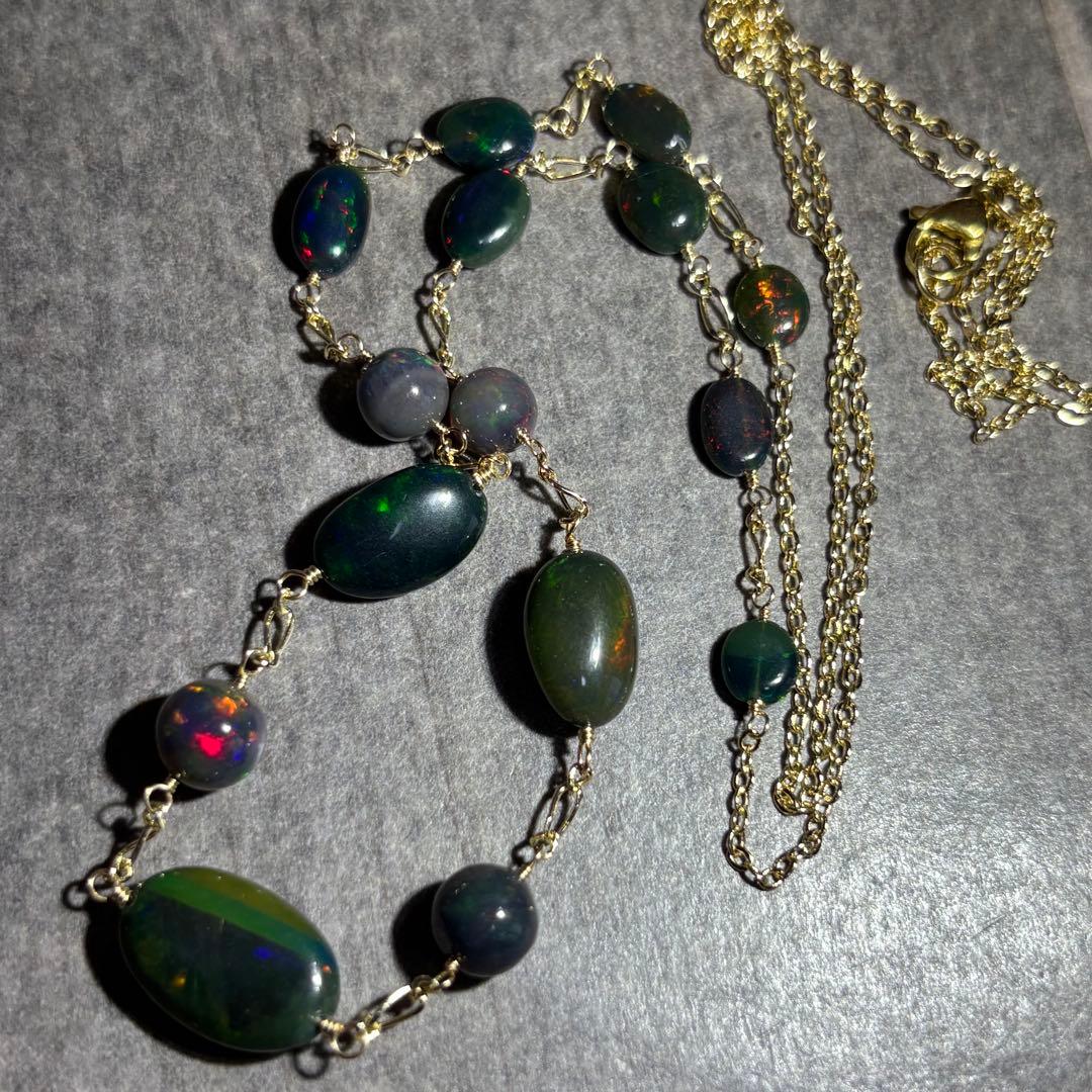 【専用です】ブラックオパール✴︎14kgf ３点セット