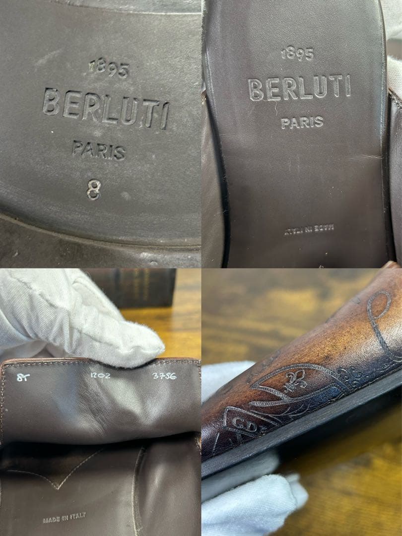 美品　22.4万円　BERLUTI サイラス ミュール　スリーパー　8