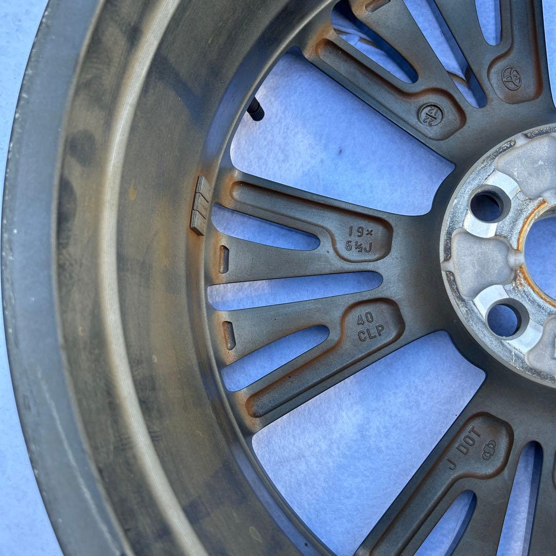 プリウス60 純正19インチ アルミホイール1本