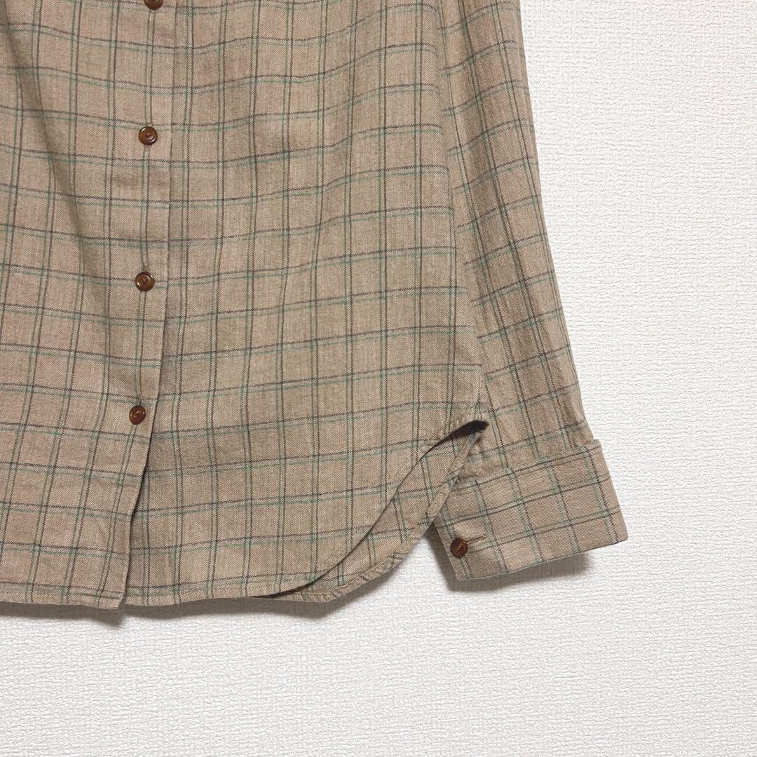 ヴィヴィアンウエストウッド　チェックシャツ　長袖　オーブ刺繍