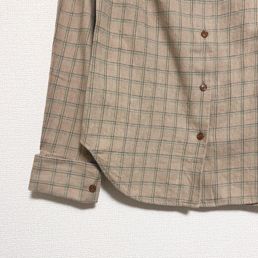 ヴィヴィアンウエストウッド　チェックシャツ　長袖　オーブ刺繍