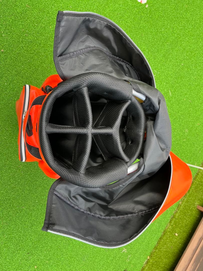 K*a様 axelエクセルゴルフバッグオレンジ