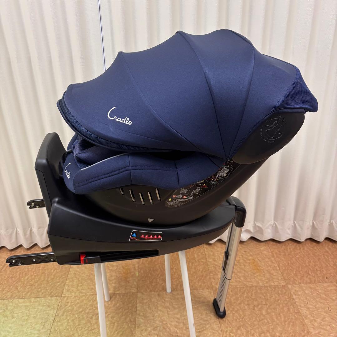 ☆綺麗☆　新生児OK　クレイドル・オーカ　クルターンプライム　ISOFIX固定