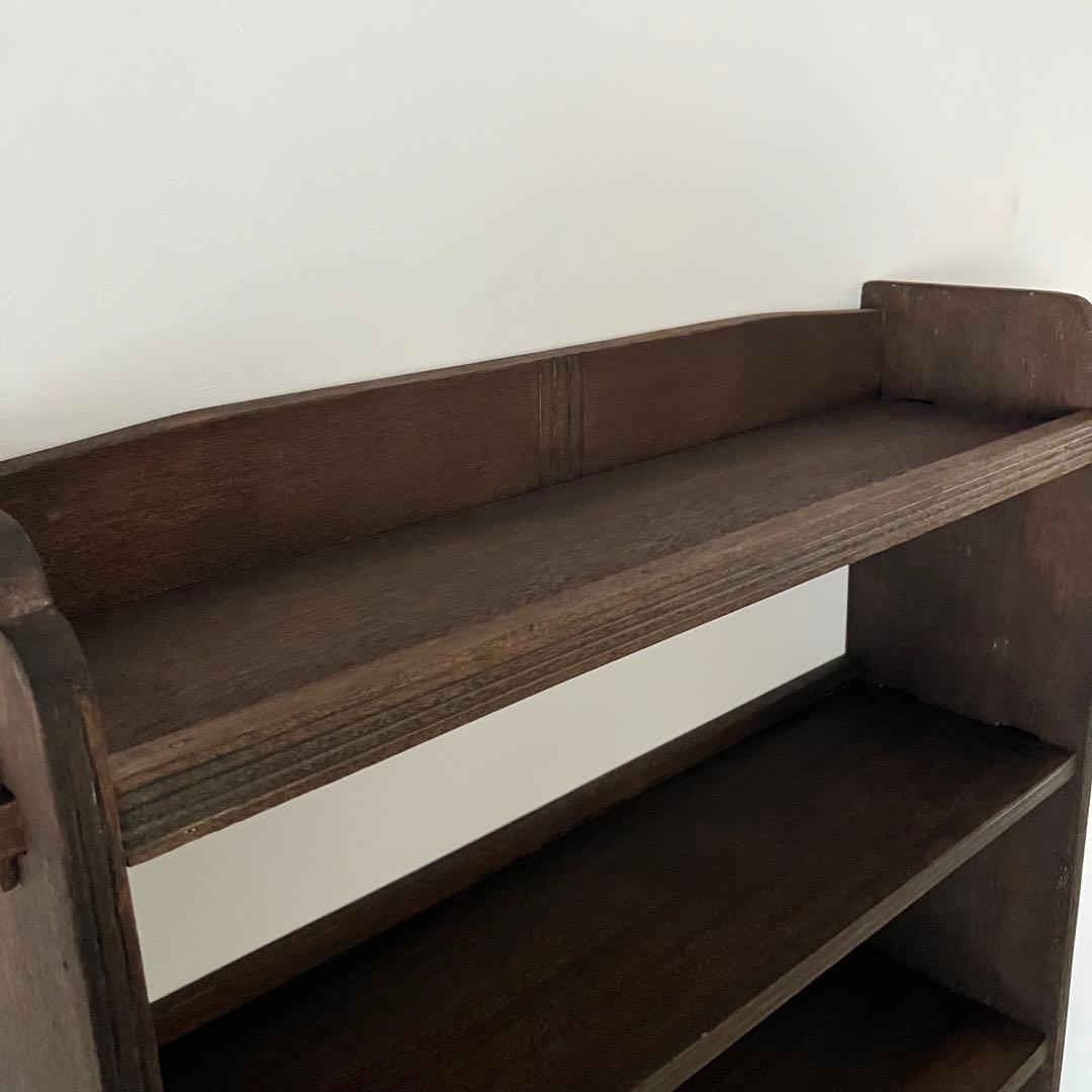 レトロ　アンティーク　ヴィンテージ　古道具　古家具　本棚　食器棚　ブックシェルフ