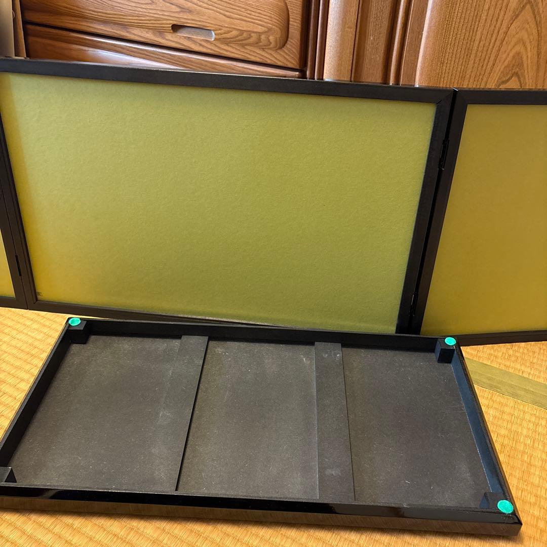 最終値下げ！真多呂人形　男雛30㎝女雛25㎝　雛人形　木目込人形　金屏風と飾り台