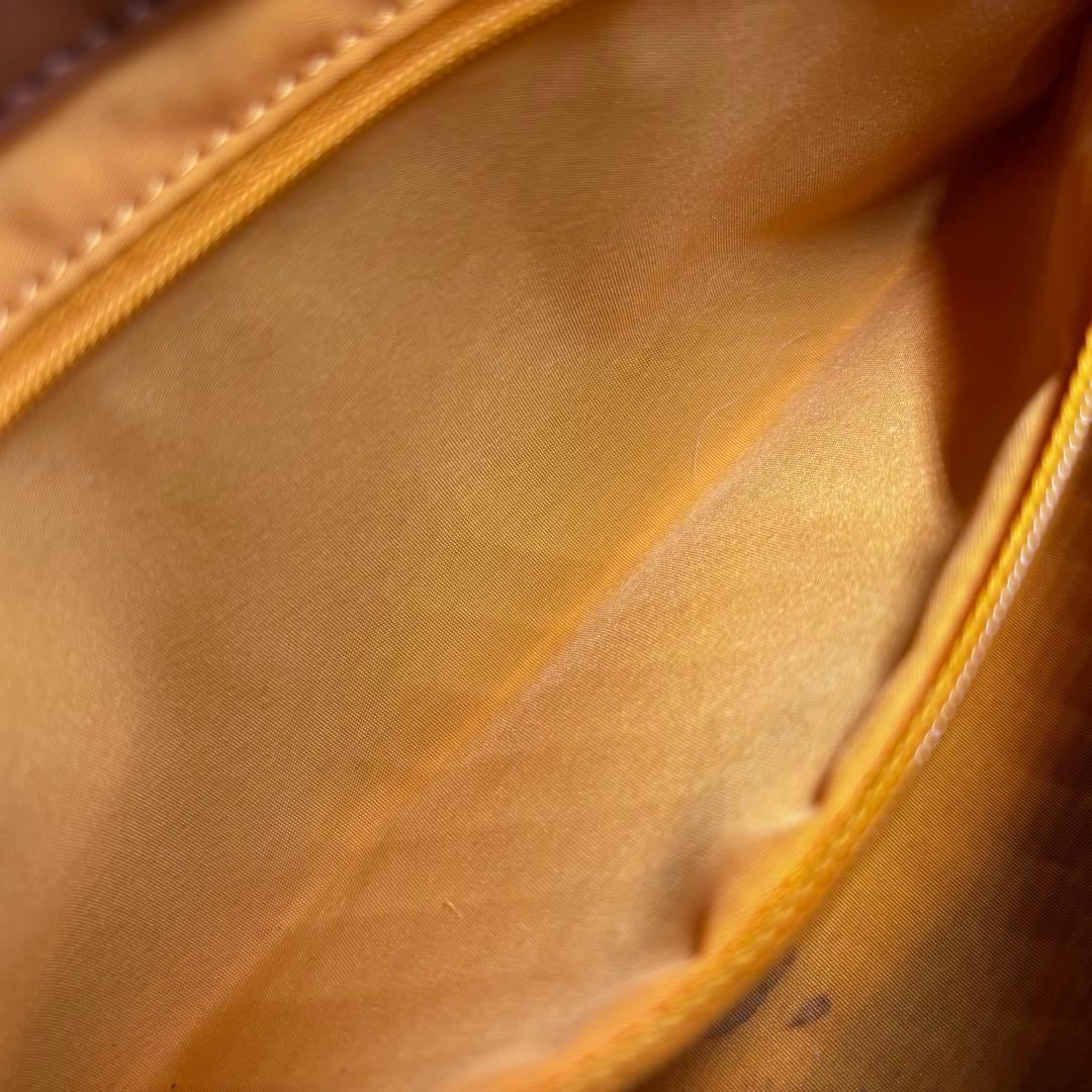 【美品】コールハーン　ショルダートートバッグ　レザー　ブラウン　ロゴ金具　肩掛け