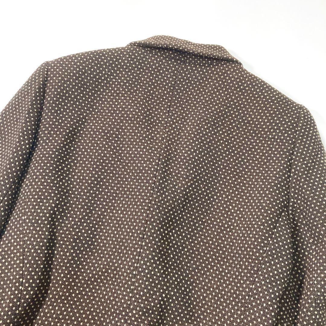クリスチャンディオール Dior テーラードジャケット ドット ウール