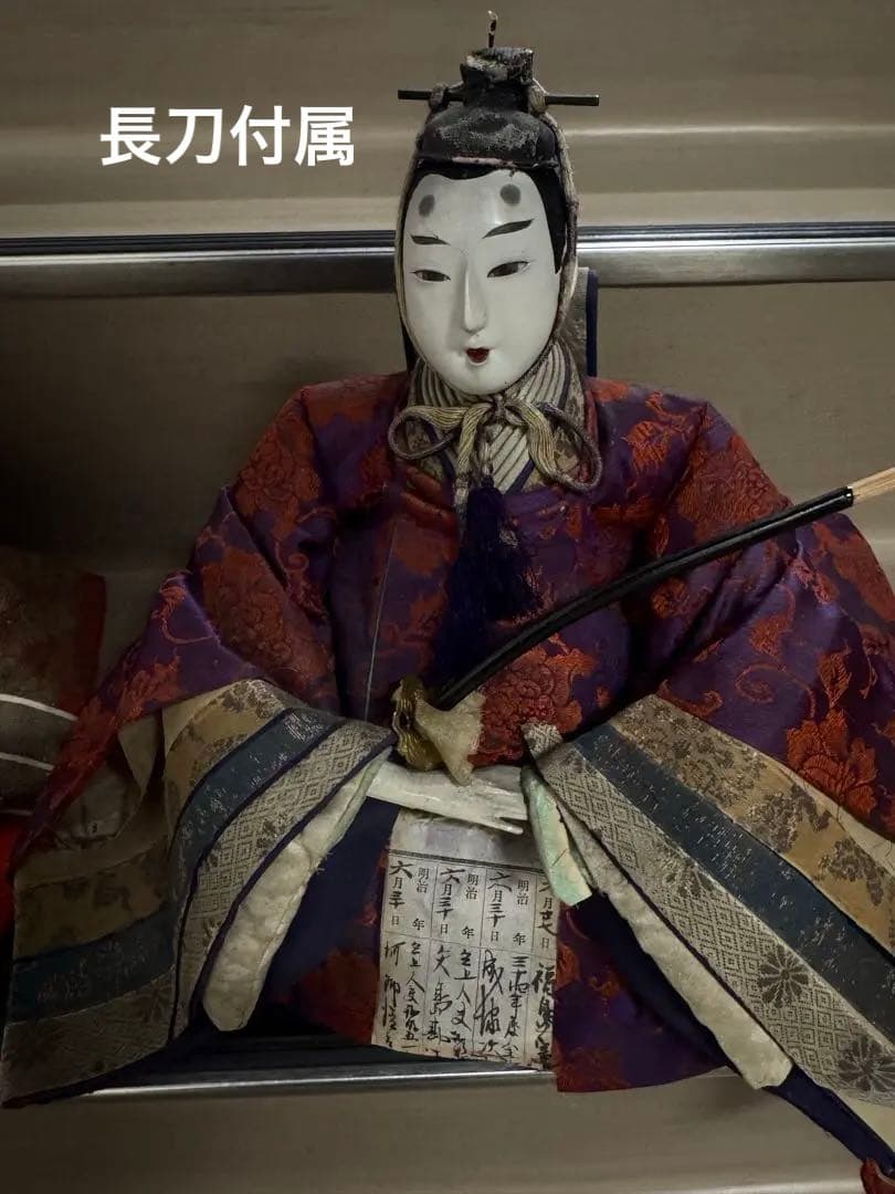 100年以上前、明治時代有識雛人形　圧巻の特大サイズ　古美術時代考証の貴重雛