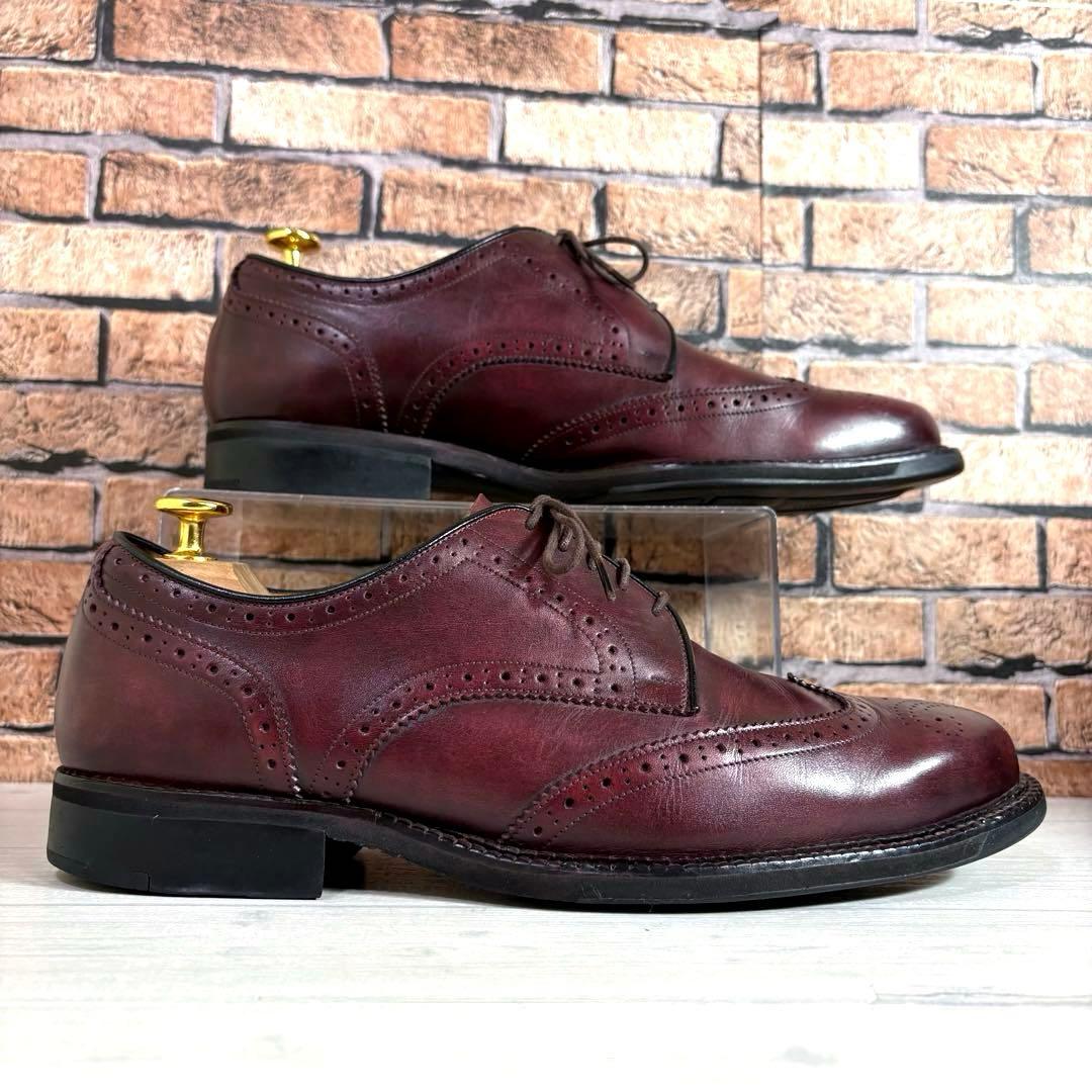 美品■ランウォーク■ビジネスシューズ✨ウィングチップ GELソール セレモニー