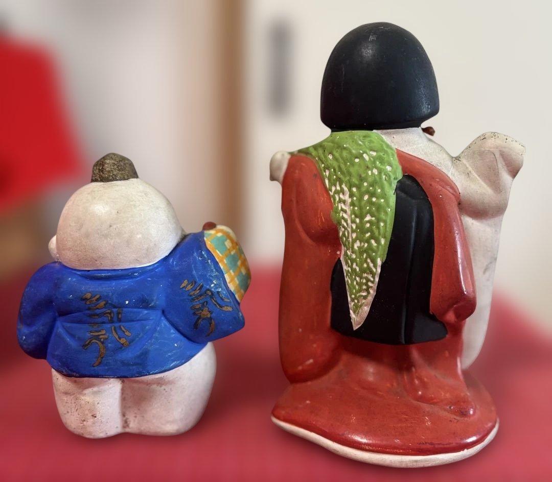 60年以上前のお雛様二段飾り