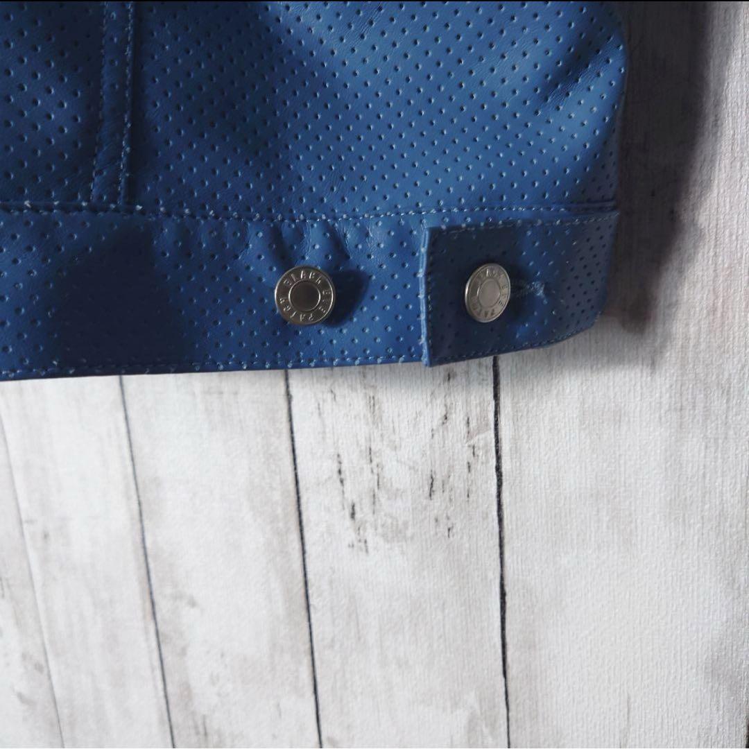 R*Y様 【美品】ブラックアイパッチ　フェイク レザー ジャケット　中綿　スタジ