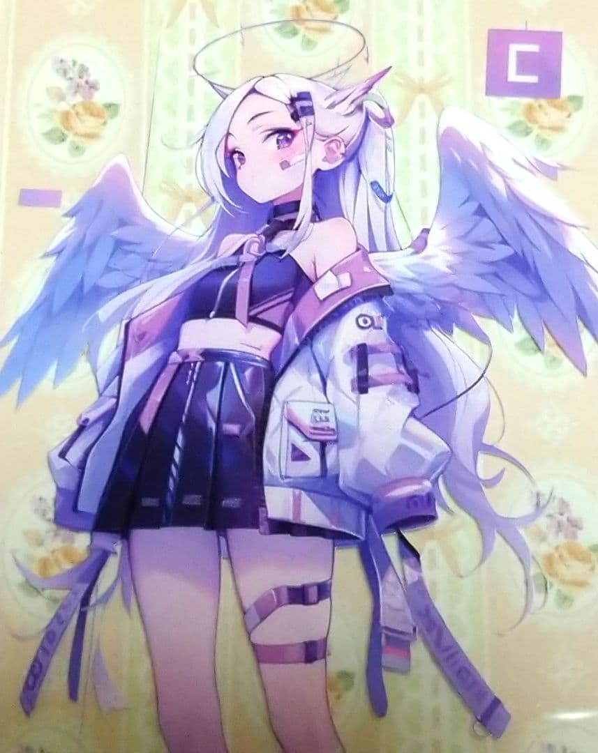 廃盤品✩J672＃羽翼彩虹(PET)y2k切り売り海外人物女の子AIマステ