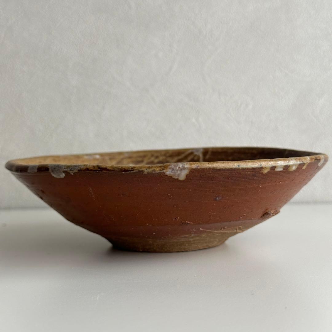 森陶岳 備前 茶器 緋襷 平茶碗 共箱